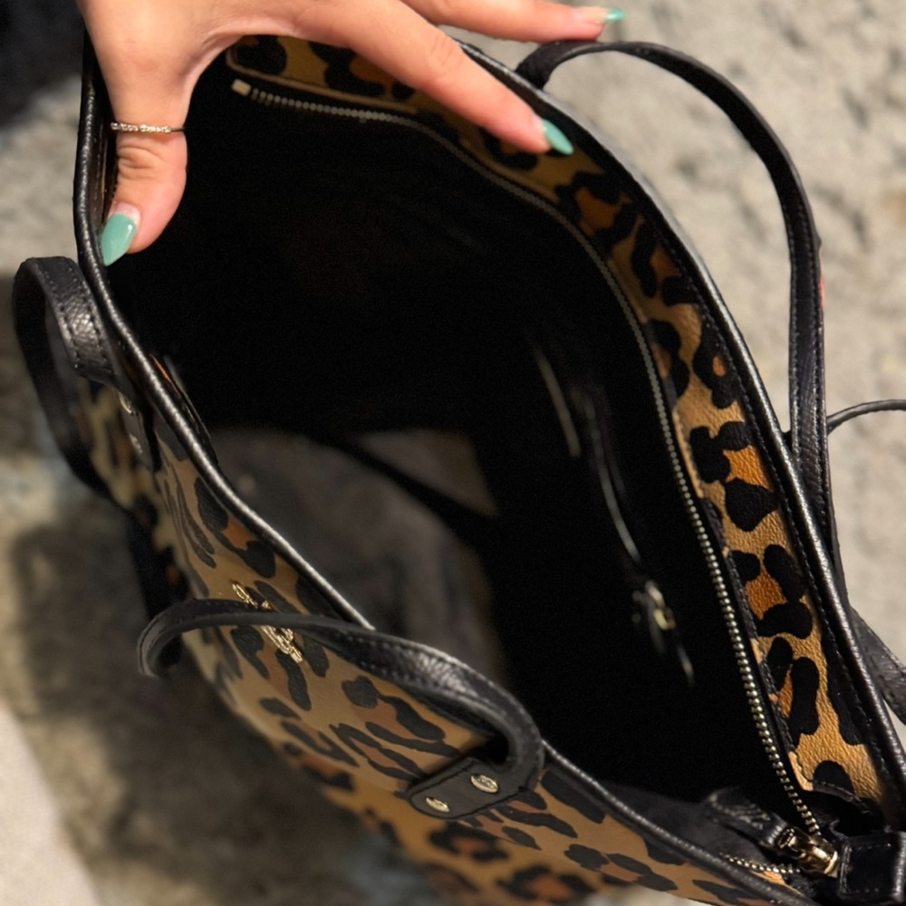Leopard Print Tote Bag - image 2